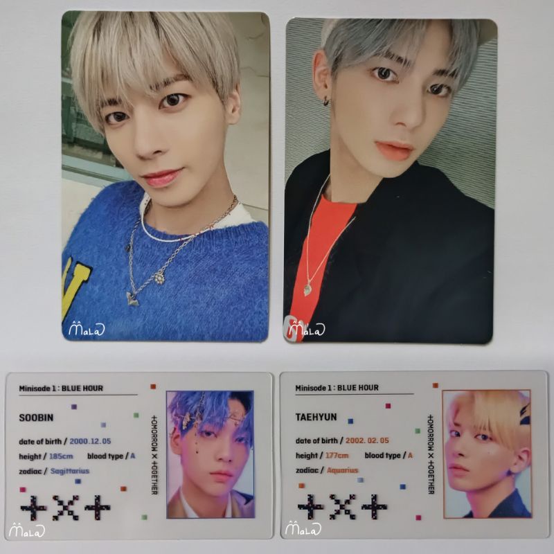 PHOTOCARD POCA PC SOOBIN YEONJUN TAEHYUN TYUN VR MINISODE 1 BLUE HOUR YOU THE CHAOS CHAPTER FREEZE T