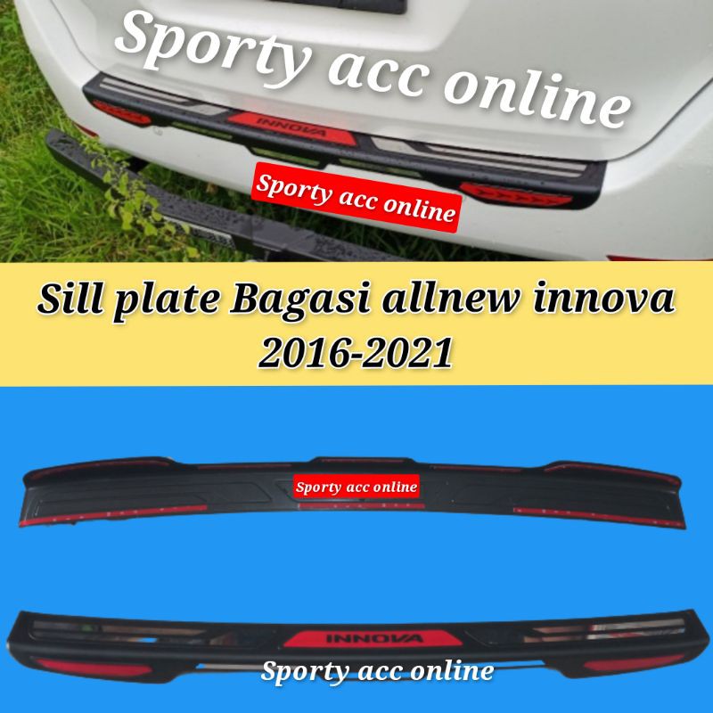 sill plate pintu bagasi innova reborn 2016-2022 up new model