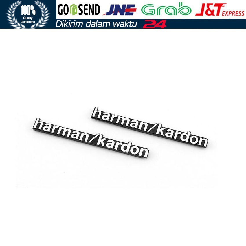 Logo HARMAN KARDON mini sticker / Kecil Emblem Alumunium Sticker