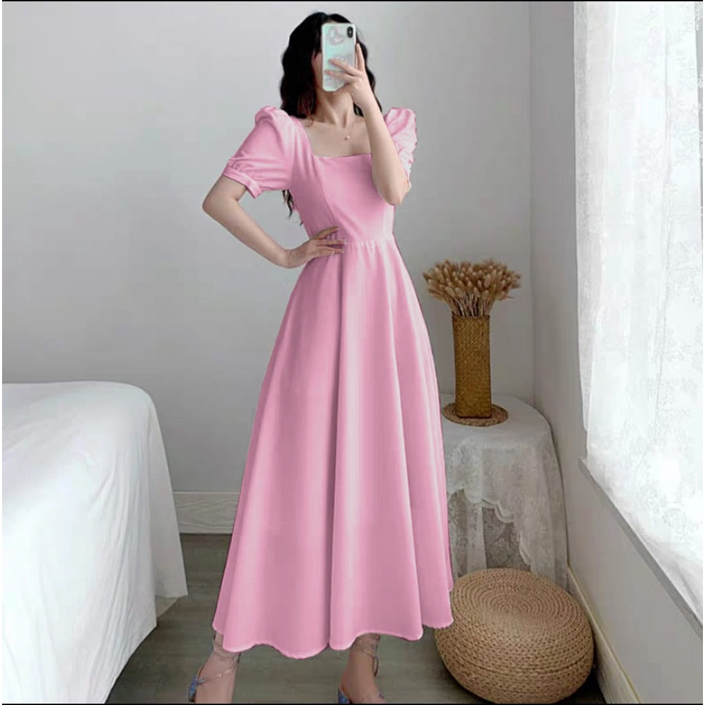 [MCFK] Longdress Dara / Dress Wanita / Baju Dress Pesta / Dress / Long Dress / Dress Kondangan Wanita