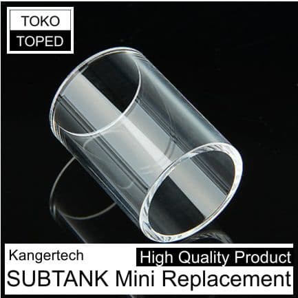 koleksi tabung bahan kaca SUBTANK Mini Replacemen warna glass bening