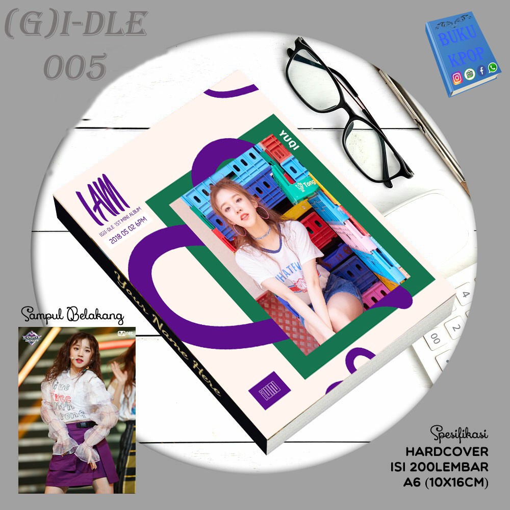 

BUKU TULIS KPOP/NOTEBOOK (G) I-DLE