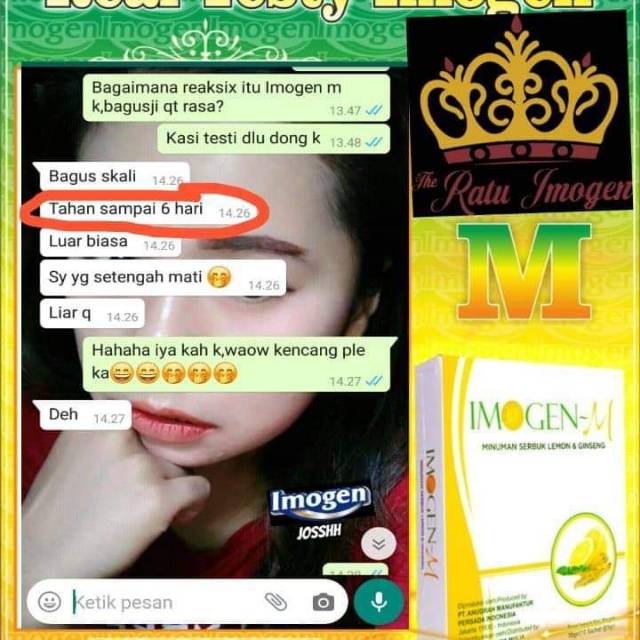 Imogen M (stamina pria)