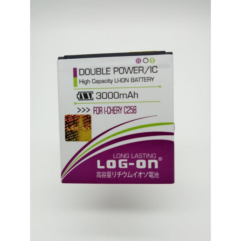 Battery Batre Baterai Double Power Logon icherry I-Cherry C258