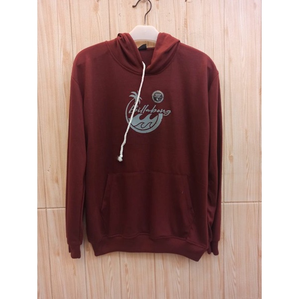 Sweater hoodie merah maroon distro unisex