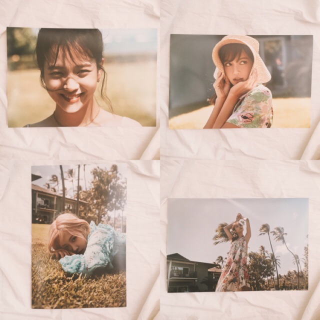 READY BLACKPINK HAWAII PHOTO SET LIMITED EDITION SHARING JENNIE LISA JISOO ROSE GROUP PRIVATE STAGE