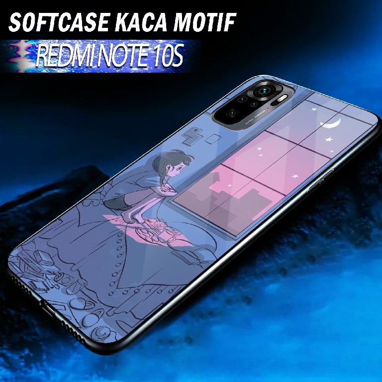 [K79] Softcase Kaca Xiaomi Redmi Note 10S - Case Redmi Note 10 - Casing Note 10S - Softcase Kaca