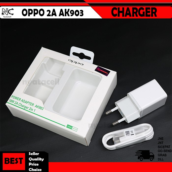 Charger Oppo Micro USB 2A AK903 10W 2A A12 A3 A31 A3S A5S