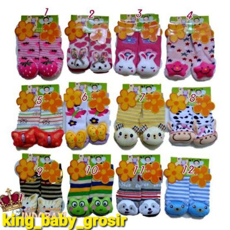 Kaos kaki baby 0-6bulan good quality bahan super soft import