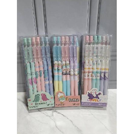 

★Svht★ pensil mekanik 0.5 (1pak=12pc)/mekanik pencil/pensil isi kecil♥ ..,,