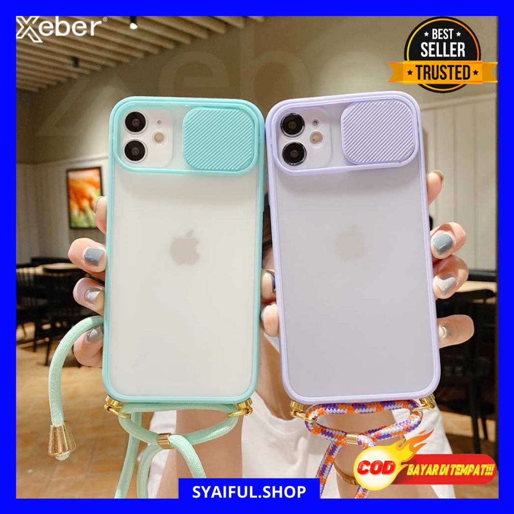 OPPO RENO 5 CASE SHUTTER MODEL SLIDE CAMERA TALI LANYARD