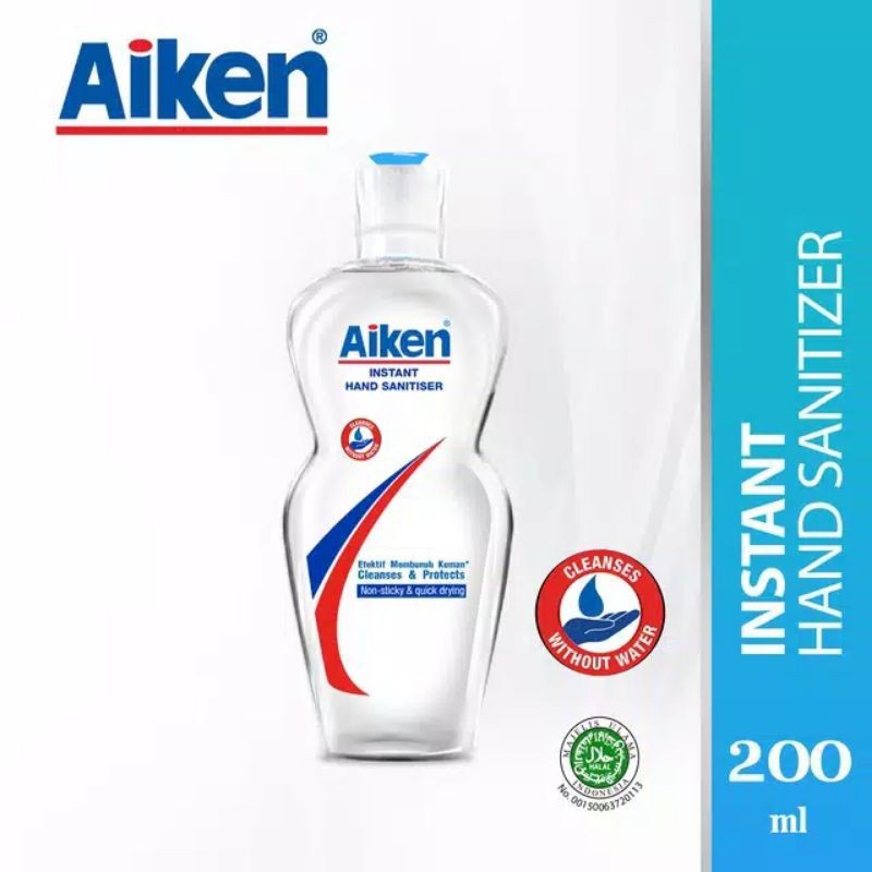 ⭐BAGUS⭐ AIKEN HAND SANITIZER GEL 200ML 50ml