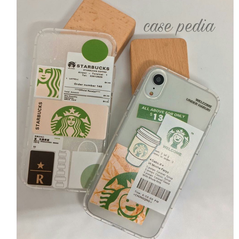 Transparant Case Casing Strabucks Xiaomi Redmi 5 5 Plus 5A 6 6A 7 7A 8 8A 9 9A 9C 9T Silikon Casing Transparent Anti Crack