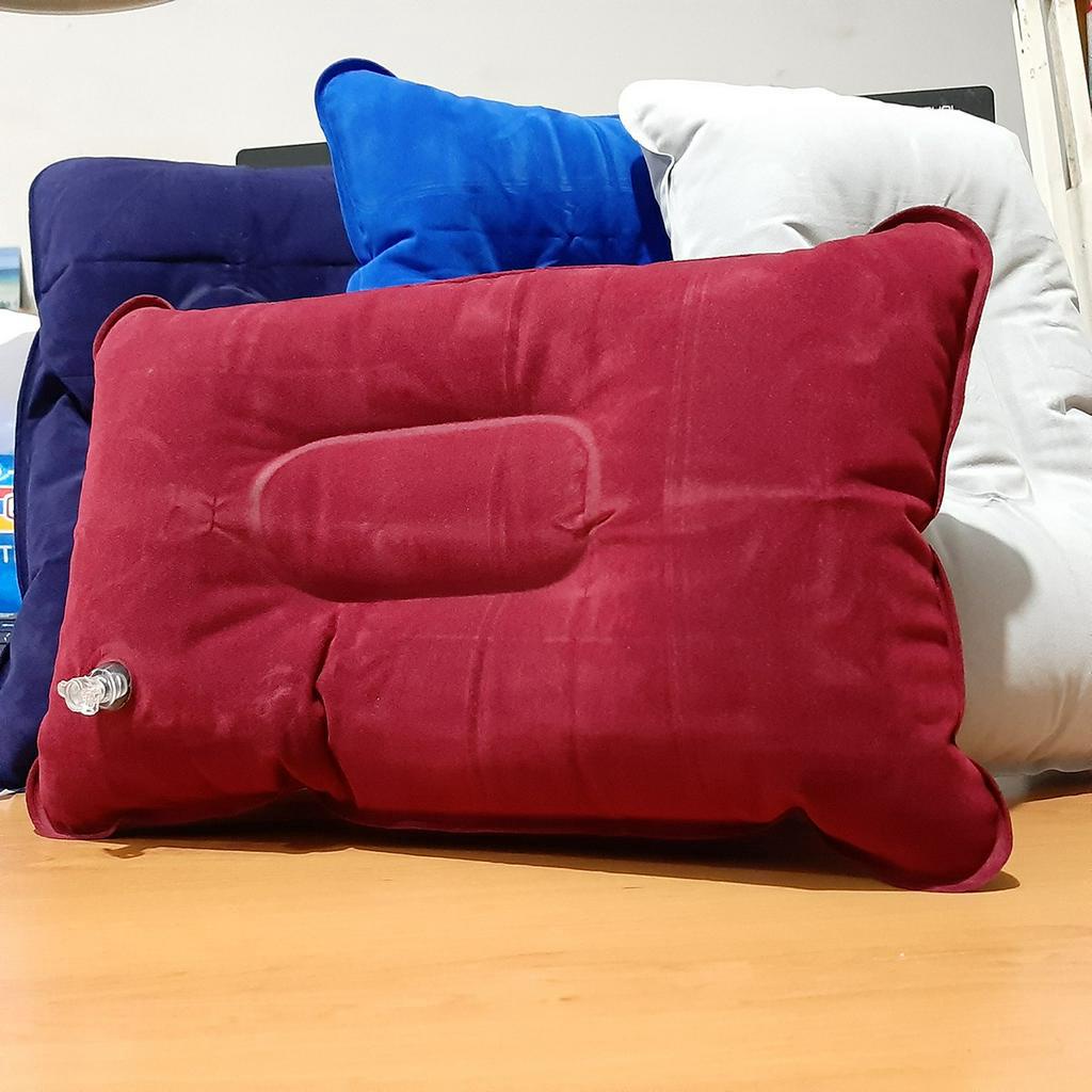 Bantal Kepala Tiup Angin Udara Portable Air Pillow