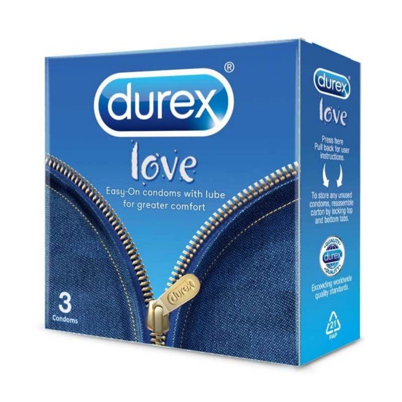 Durex Love 1 boks isi 3 pcs