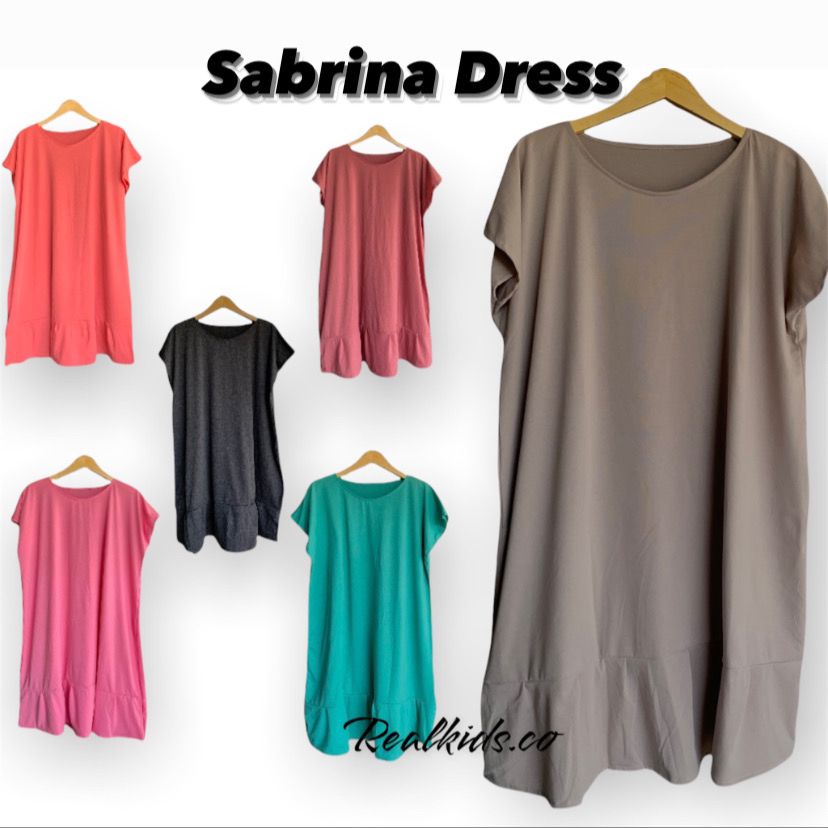 Daster Panjang Kekinian Ruffle Motif Polos Allsize