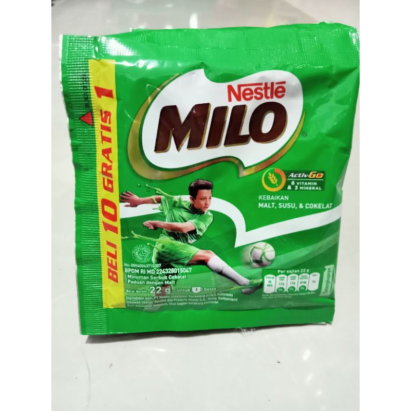 

Milo active go 22gr