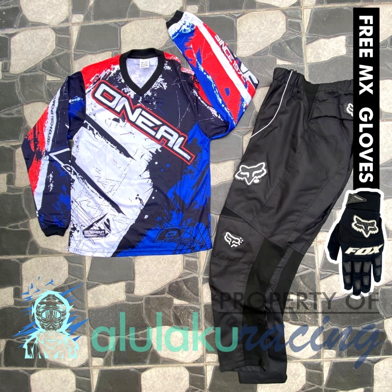 Jersey &amp; Celana MX Trail Motocross - Paket Bundling ONCT0501-F41