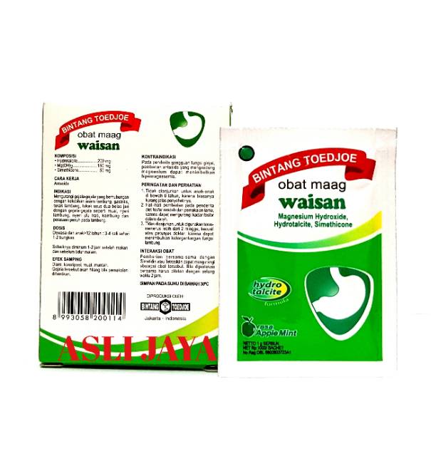 Waisan Isi 12 Sachet - Obat Maag