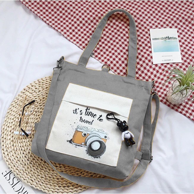 Totebag wanita tas tote bag wanita HOLIDAY