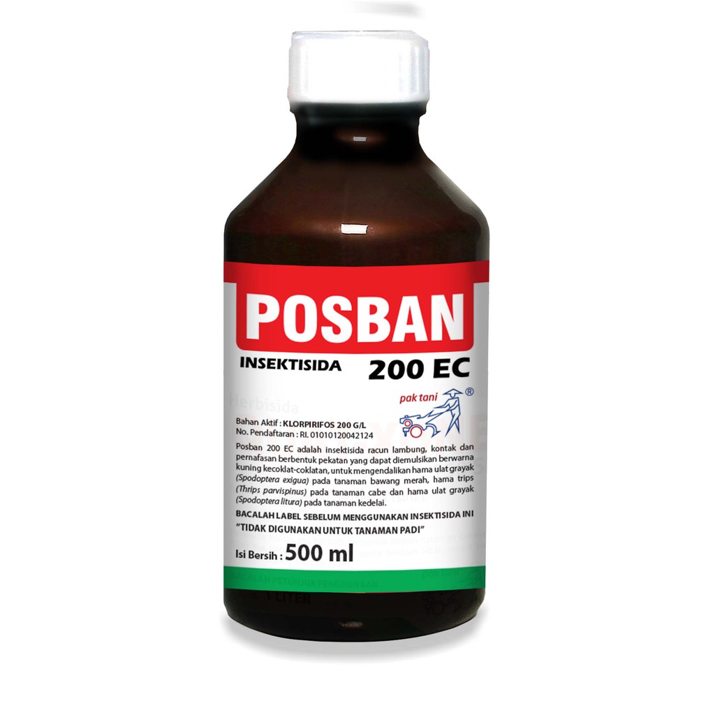 Insektisida POSBAN 200 EC Pak Tani 500 CC PRODUK ORIGINAL
