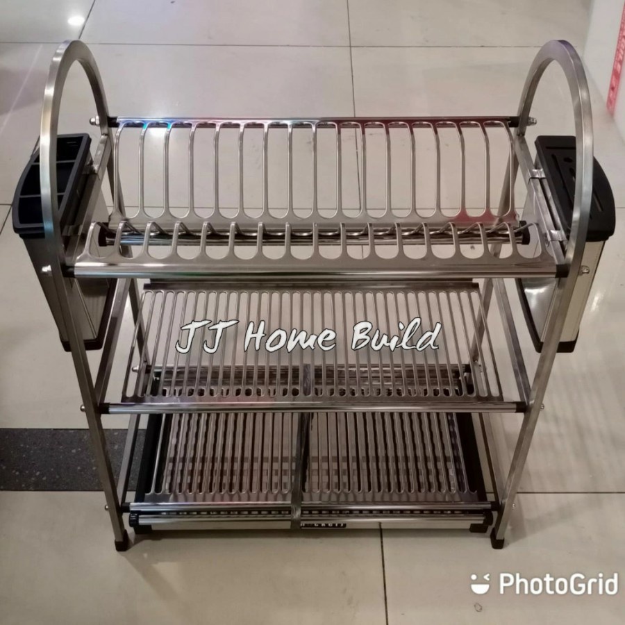 Rak Piring Knockers WDJ 660 Stainless SUS 304/Rak Piring Kombinasi