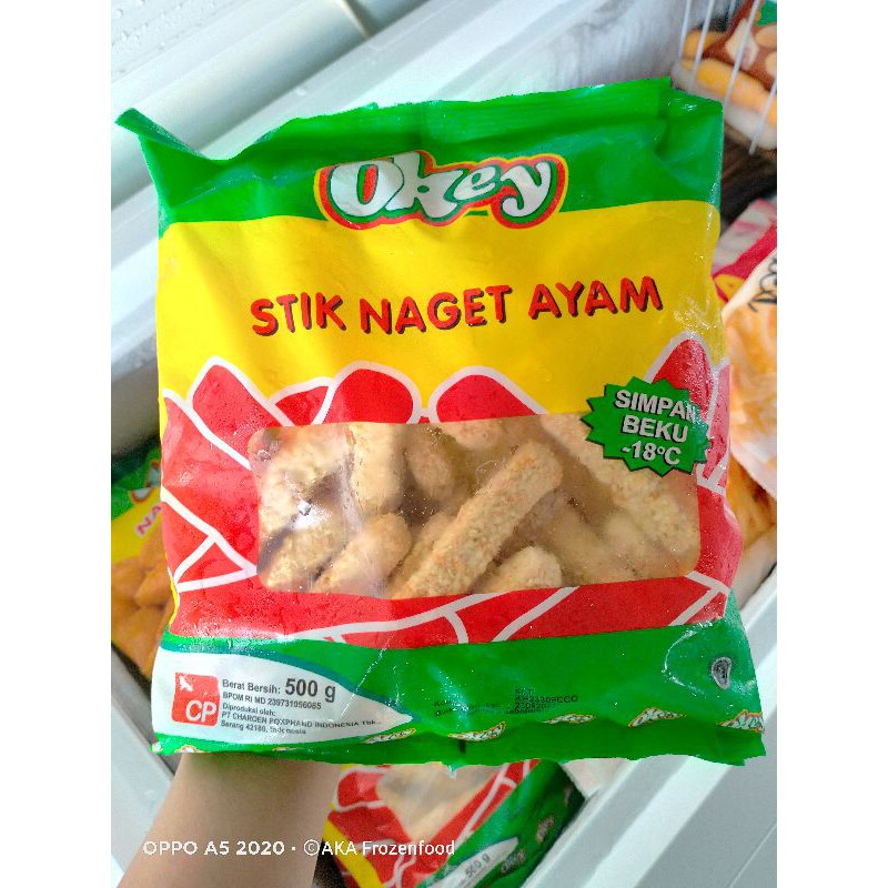 

Nuget okey/nuget ayam/nuget stik netto. 500g