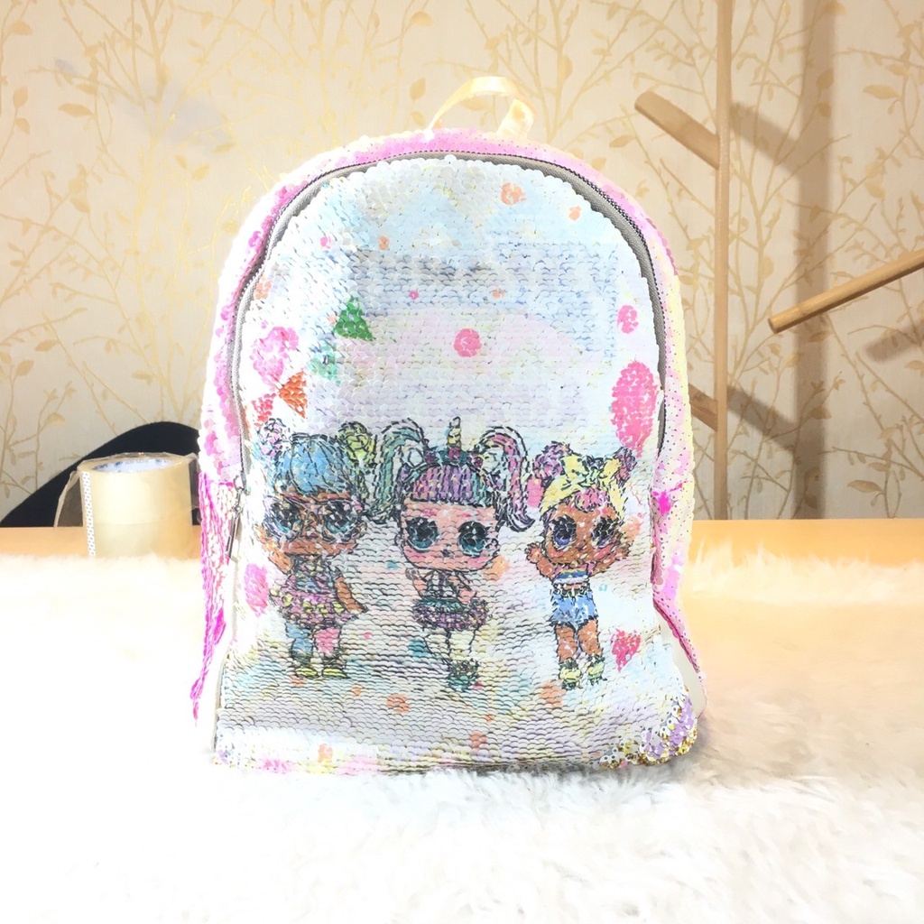 Tas sekolah anak Sequin | SB LOL Pretty