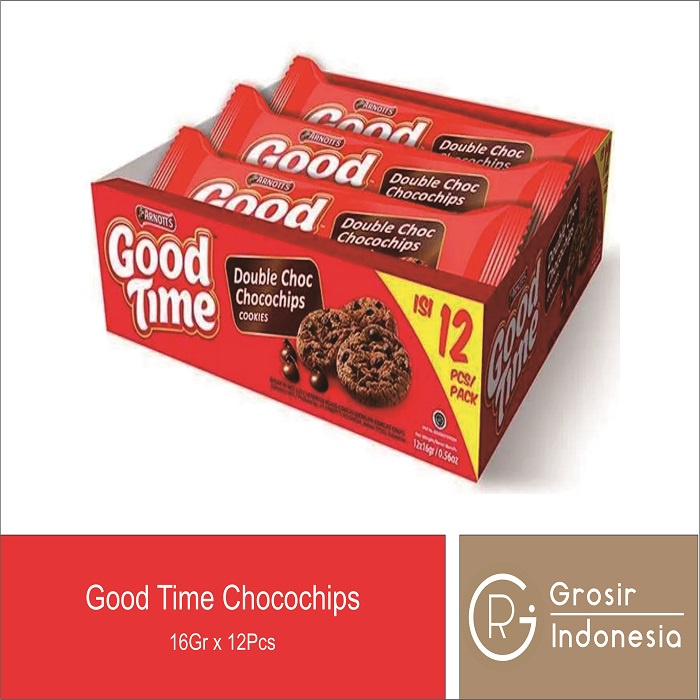 

Good Time Cookies Double Choco Singles 1 Box (Isi 12 Pcs)