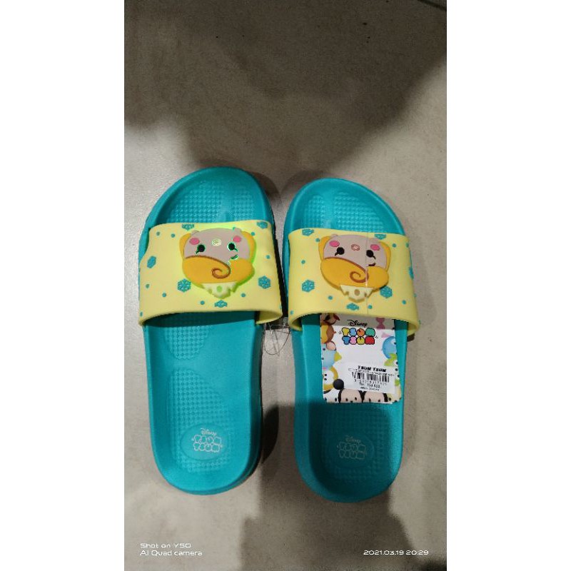 SANDAL LAMPU ANAK PEREMPUAN TSUM TSUM