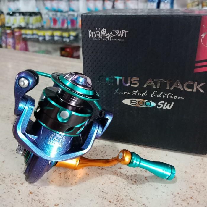 alat pancing mantul habis reel devilcraft cetus attack 800SW