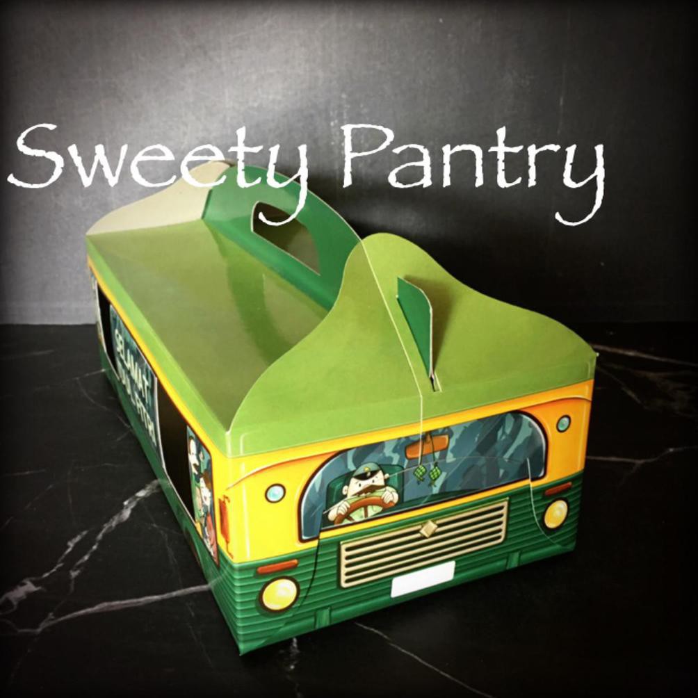 

box/dus toples / packaging kue kering lebaran/idul fitri bus mudik
