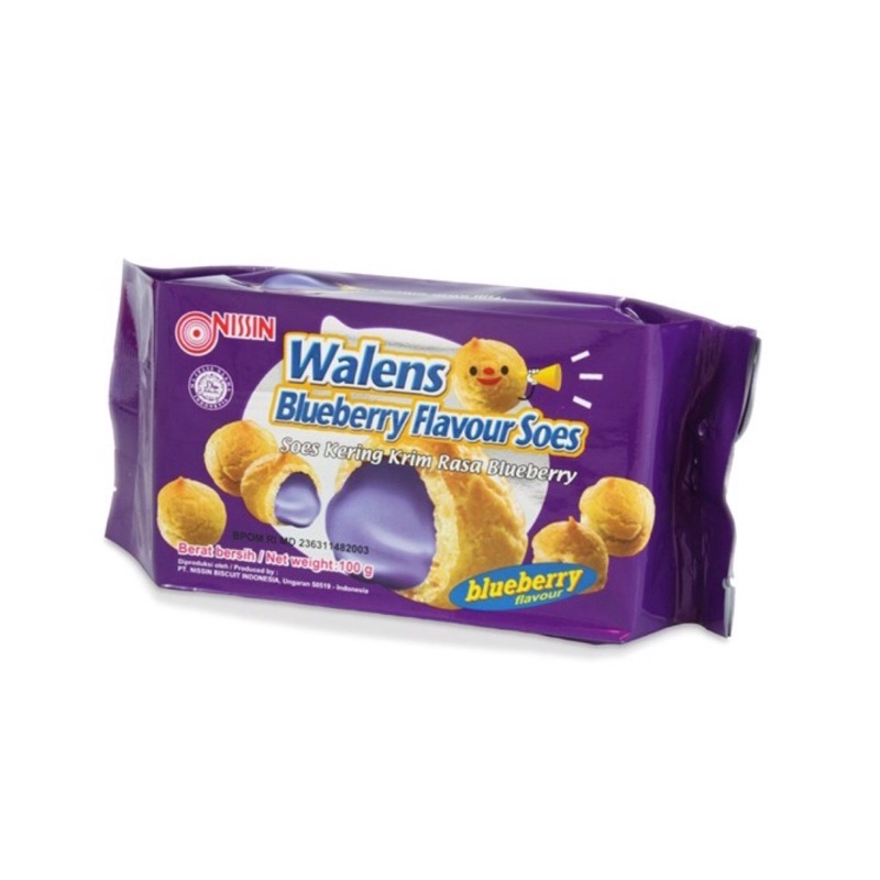 

Nissin Wallen Soes Blueberry 100 gr