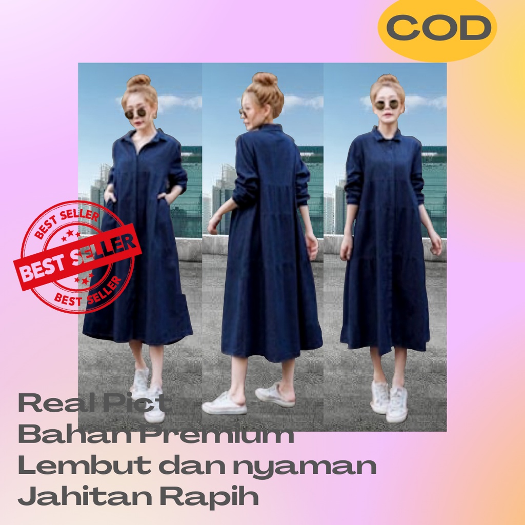 Midi Dress Dres Muslim Korea Ketat Sexy Skir Knit Jumbo Busui Bodycon Mini Pesta Party Polos Midi Dr