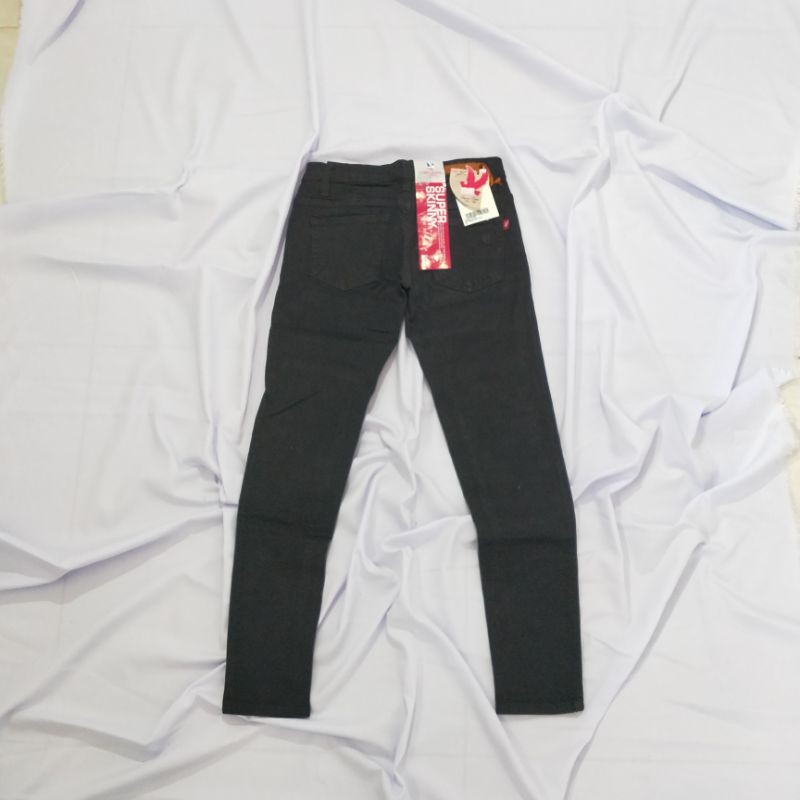 celana cardinal panjang jeans wanita super skinny hitam