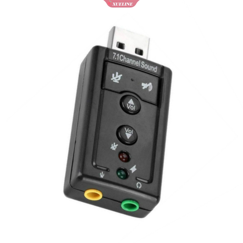 Adapter Sound Card Eksternal Usb Ke Jack Audio 3.5mm Untuk Laptop