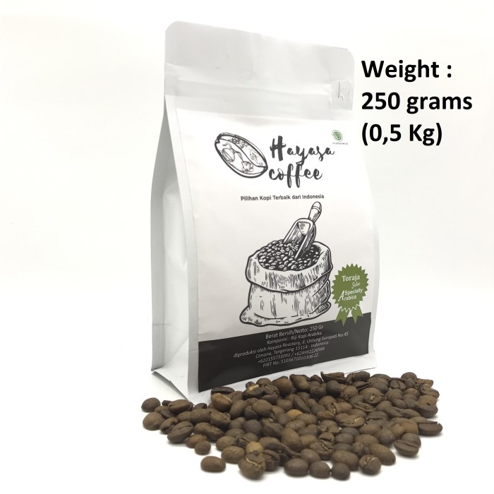 

MURAH Kopi Hayasa Toraja Seko Specialty Arabica - 250 Gr - Biji