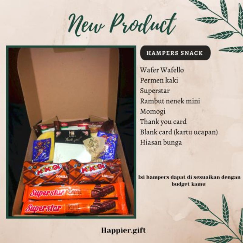 

HAMPERS SNACK / SNACK BOX / GIFT BOX SNACK