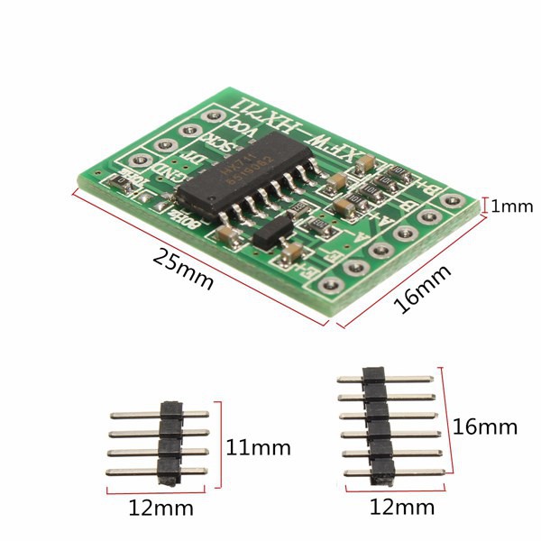 Modul Sensor Berat LoadCell HX711 Weighing Tekanan Timbangan Precision