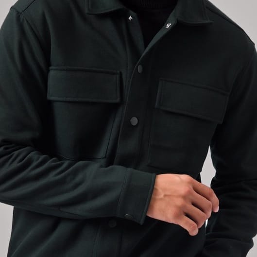 Shacket Jacket Fleece Pria Terbaru Tebal