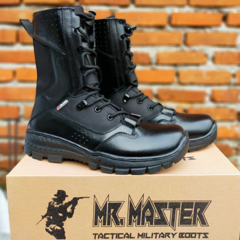 SEPATU PDL MR MASTER GEN8 KULIT SAPI ASLI SEPATU PDL DINAS LAPANGAN TNI POLRI SECURITY SATPAM