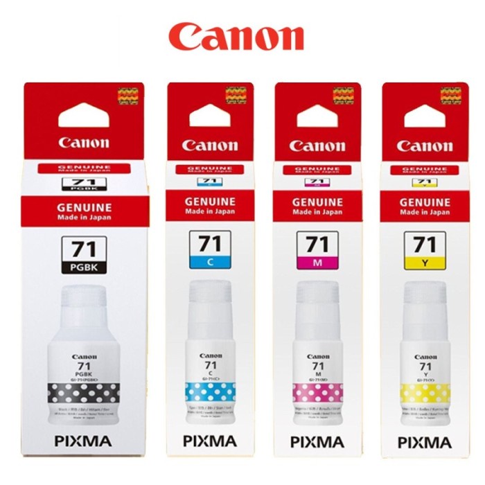 CANON PIXMA Tinta Printer Original GI71 GI 71 GI-71 All Colour