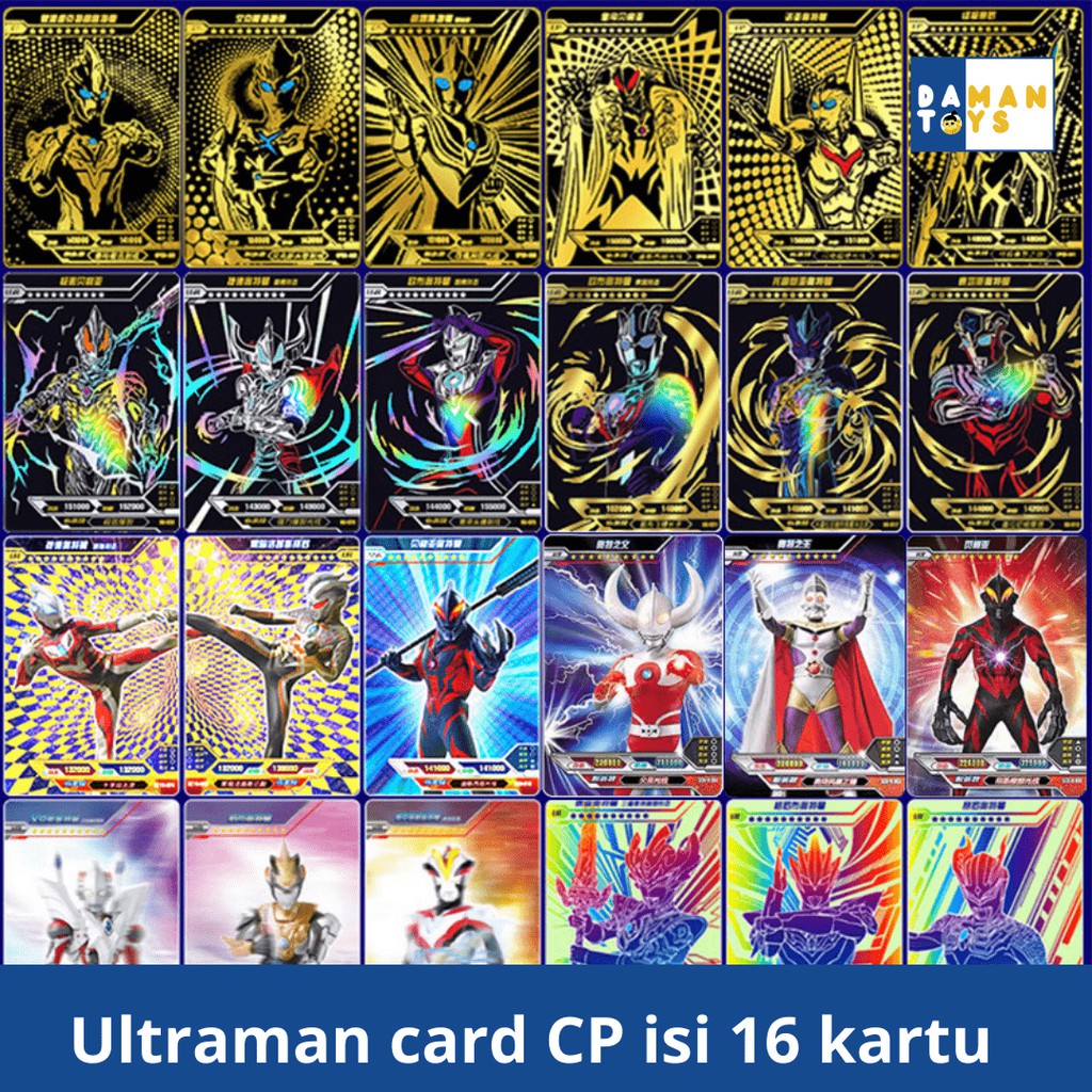 Mainan Kartu Ultraman Orb Ultra Card CP Kartu Ultraman