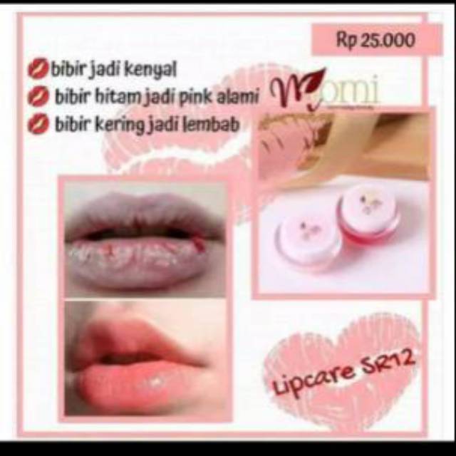 Pencerah bibir hitam,pelembab bibir herbal lipcare ...