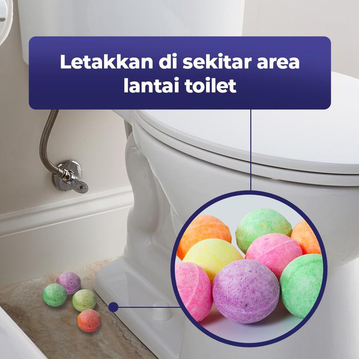 KAMPER BOLA - TOILET BALL - BARUS - WARNA - SACHET ISI 3 - UTK LEMARI DLL Kamper Bola Barus Isi 3 / Kamper Toilet Barus