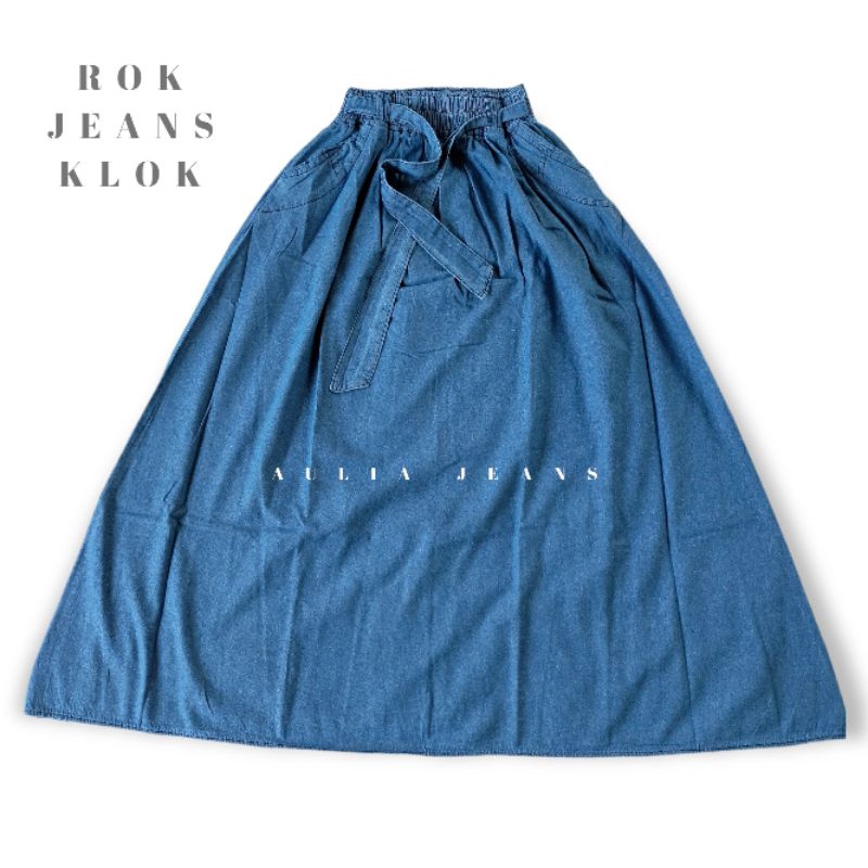 Rok Jeans Klok | Rok Jeans Wanita