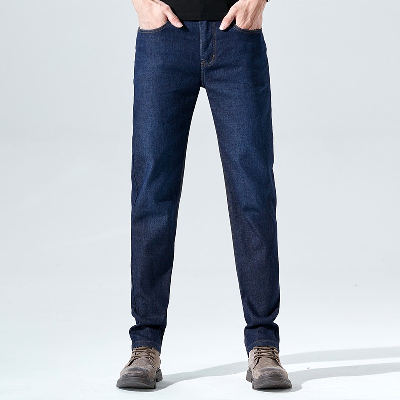 Bosgo Celana panjang jeans standart Pria warna Hitam dan Biru  Jeans Celana Panjang /celana jeans pria cowok