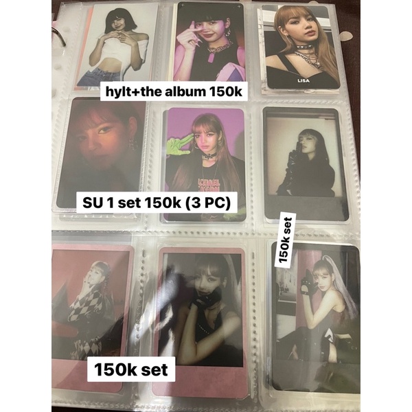 Photocard Lisa Blackpink - Square up, HYLT, KTL, The Album