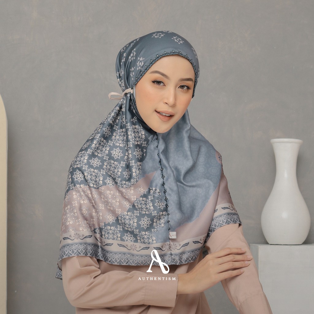 AUTHENTISM ID | Rusayla Khimar Series - Hijab Instant Motif Silk Premium