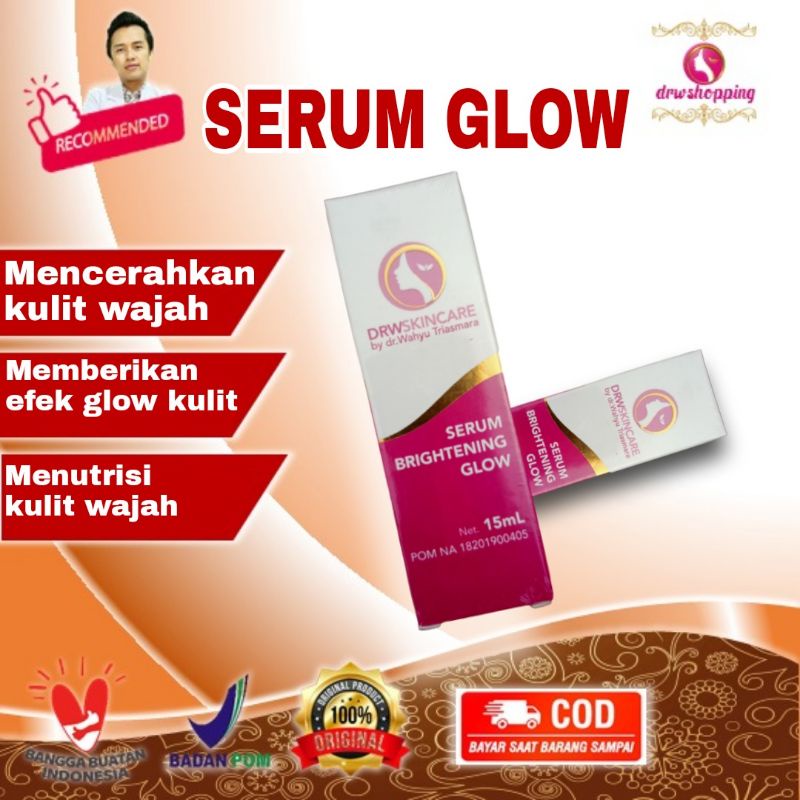 Serum Wajah Glowing Drw Skincare Original